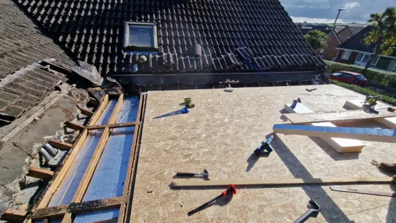 Home 15 Flat roof repair on a commercial building in Conroe, TX