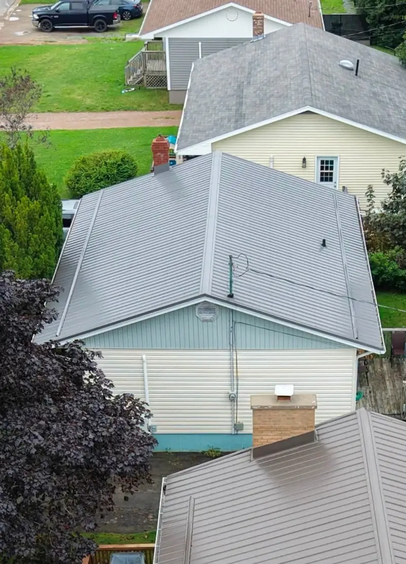 Metal Roof Repair Conroe TX 2 Residential metal roof on a Conroe TX home inspected for leaks and loose fasteners