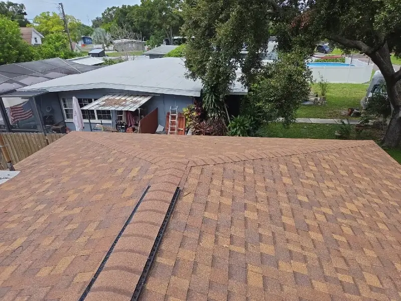 Roof Repair Conroe TX 6 Damaged shingle roof repair in Conroe, TX